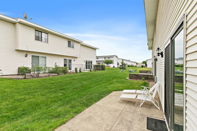 1083 Groton Ct, Schaumburg, IL 60193 - view of green lawn featuring a patio area