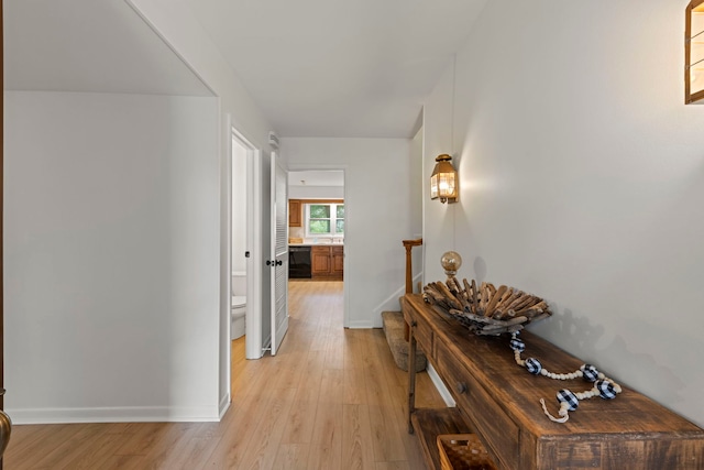 2S644 Devonshire Ln, Glen Ellyn, IL 60137 - hall with light wood finished floors and baseboards