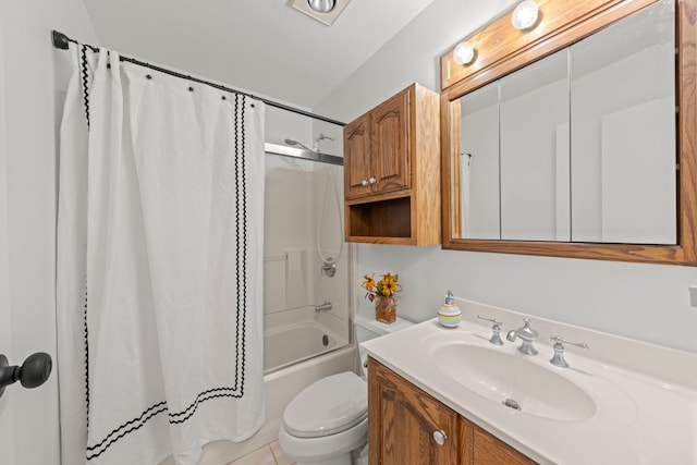 2S644 Devonshire Ln, Glen Ellyn, IL 60137 - bathroom with vanity, toilet, and shower / bathtub combination with curtain