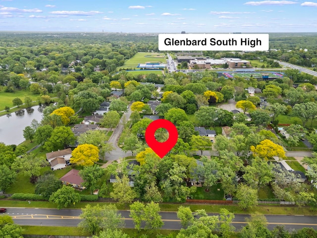 2S644 Devonshire Ln, Glen Ellyn, IL 60137 - drone / aerial view of a nearby body of water