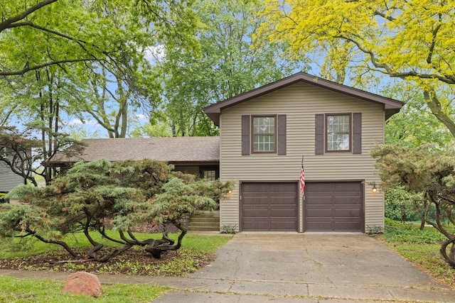 2S644 Devonshire Ln, Glen Ellyn, IL 60137 - split level home with a garage and concrete driveway