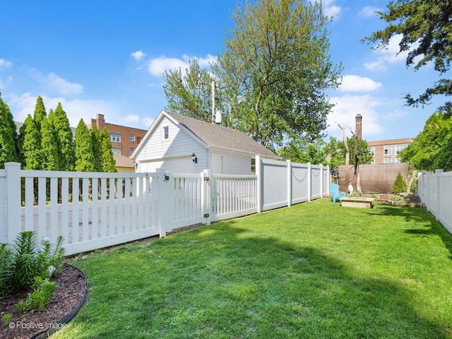 11 S Catherine Ave, La Grange, IL 60525 - view of yard featuring an outbuilding