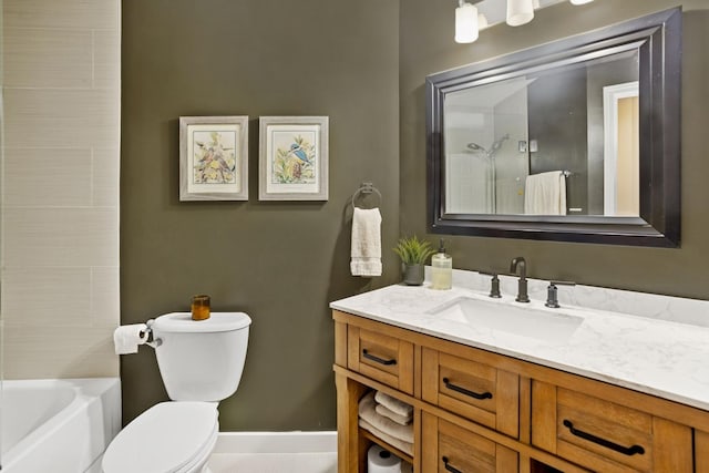 54 Brookston Dr Unit A1, Schaumburg, IL 60193 - bathroom with vanity and toilet