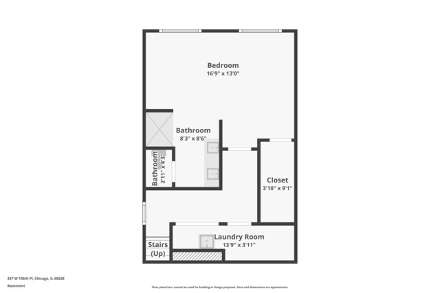 337 W 106th Pl, Chicago, IL 60628 - floor plan / room layout
