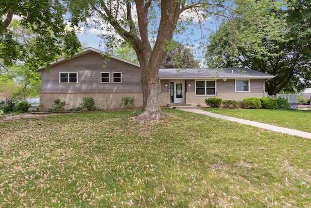 717 S Kennedy St, Shannon, IL 61078 - single story home featuring brick siding and a front yard