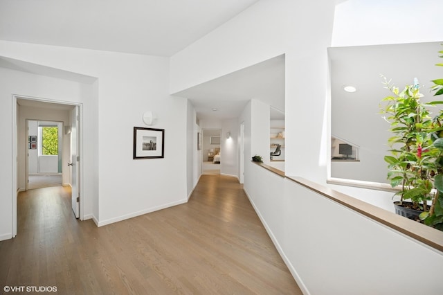 938 Old Green Bay Rd, Winnetka, IL 60093 - corridor with light wood-style floors and baseboards