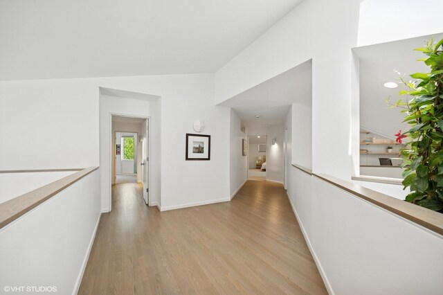 938 Old Green Bay Rd, Winnetka, IL 60093 - hall with light wood-type flooring and baseboards