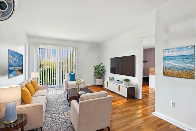 9561 Dee Rd Unit 2G, Des Plaines, IL 60016 - living area with light wood finished floors and baseboards