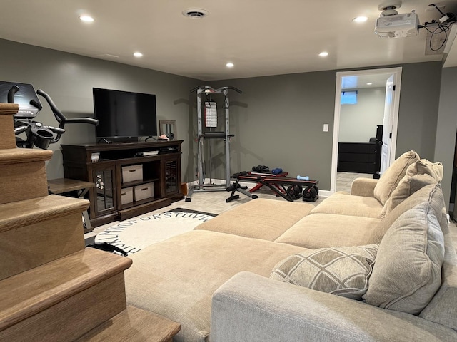 1401 Clement St, Joliet, IL 60435 - living area with recessed lighting