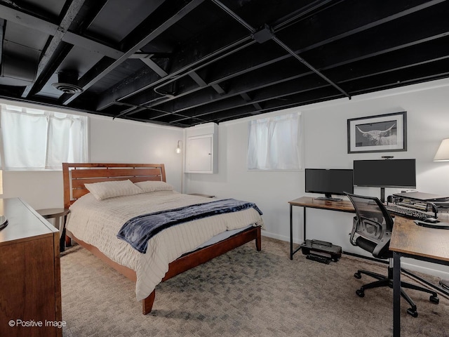 258 S Boyd Ave, Elmhurst, IL 60126 - carpeted bedroom with a desk and baseboards
