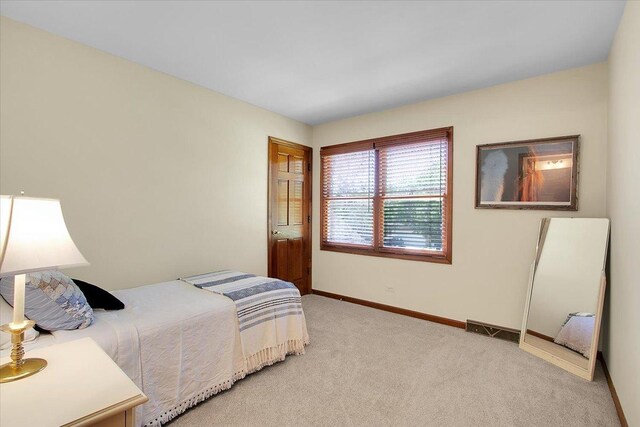 2551 Doncaster Dr, Aurora, IL 60504 - bedroom featuring light colored carpet and baseboards
