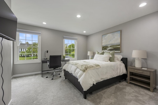 20707 N Swansway, Deer Park, IL 60010 - carpeted bedroom featuring recessed lighting, baseboards, and an office area