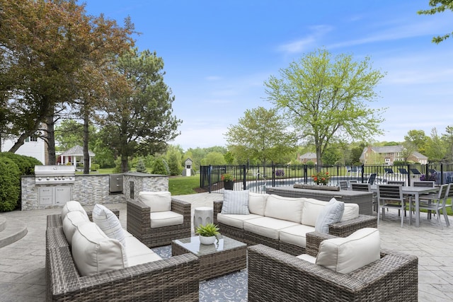 20707 N Swansway, Deer Park, IL 60010 - view of patio / terrace featuring an outdoor hangout area and outdoor dining space