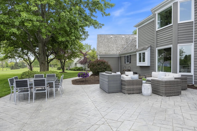 20707 N Swansway, Deer Park, IL 60010 - view of patio / terrace featuring an outdoor hangout area and outdoor dining area