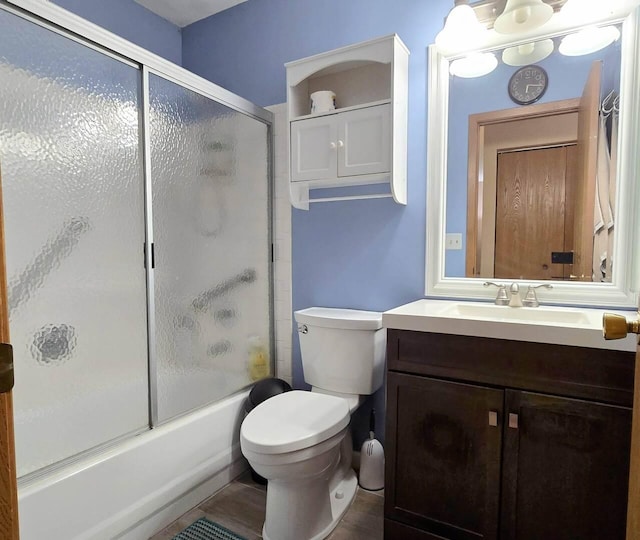 1338 Stratford Dr Unit 1338, Gurnee, IL 60031 - full bath featuring vanity, toilet, and combined bath / shower with glass door