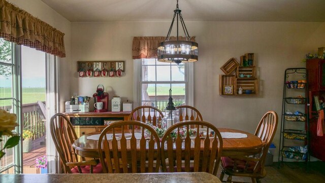 29 N Deer Lk N, Villa Grove, IL 61956 - dining area with healthy amount of natural light