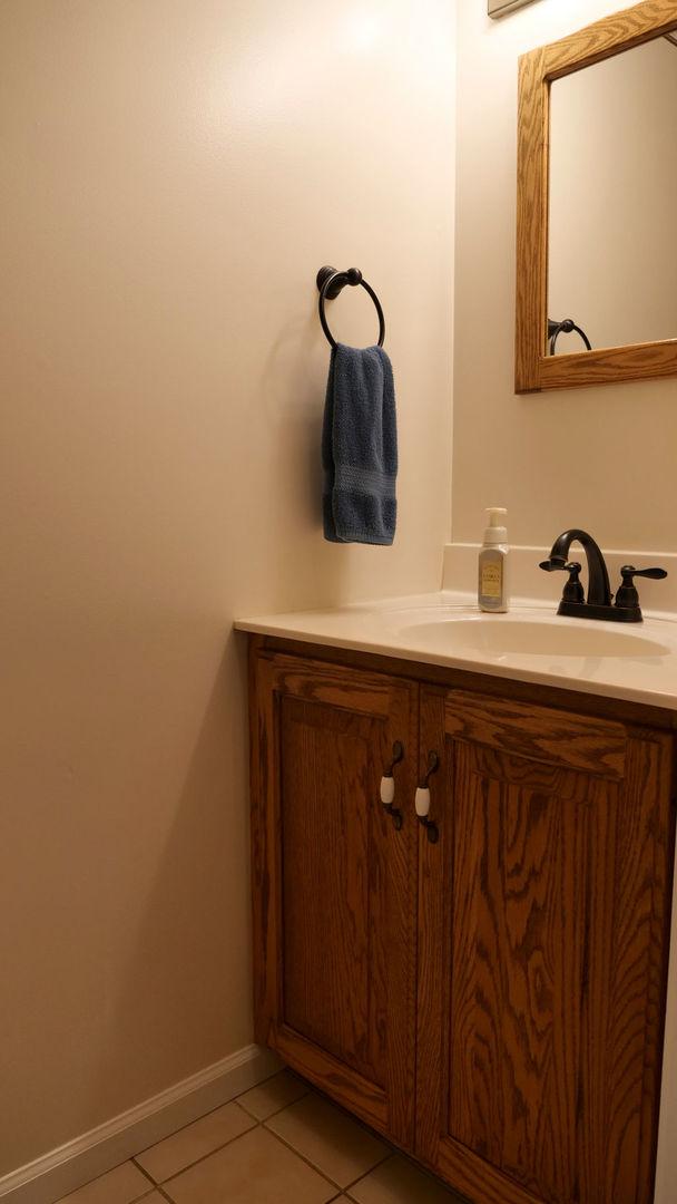 29 N Deer Lk N, Villa Grove, IL 61956 - bathroom with tile patterned floors, vanity, and baseboards