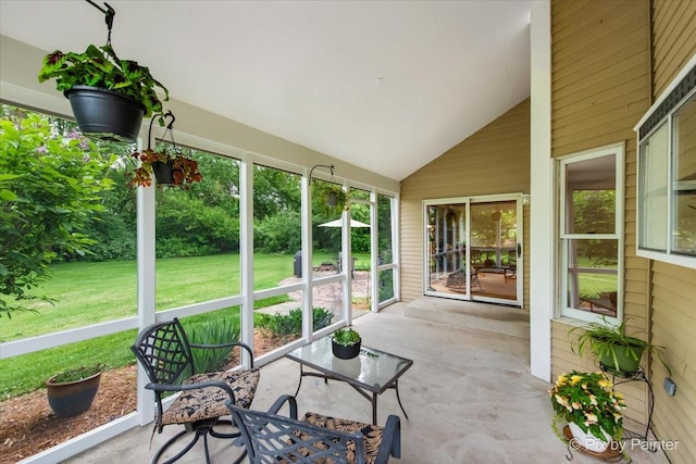 39W889 Deer Run Dr, Saint Charles, IL 60175 - sunroom with lofted ceiling