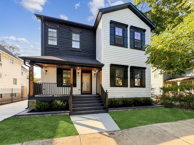 223 Center St, Naperville, IL 60540 - view of front of property with a porch