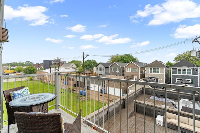 2431 W Belmont Ave Unit 3E, Chicago, IL 60618 - balcony featuring a residential view