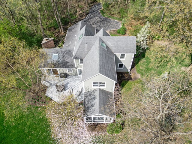 22585 N Ruth Ct, Kildeer, IL 60047 - aerial view of property and surrounding area