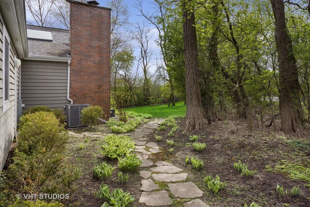 22585 N Ruth Ct, Kildeer, IL 60047 - view of yard featuring central air condition unit