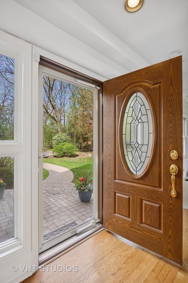 22585 N Ruth Ct, Kildeer, IL 60047 - entrance foyer with light wood-type flooring