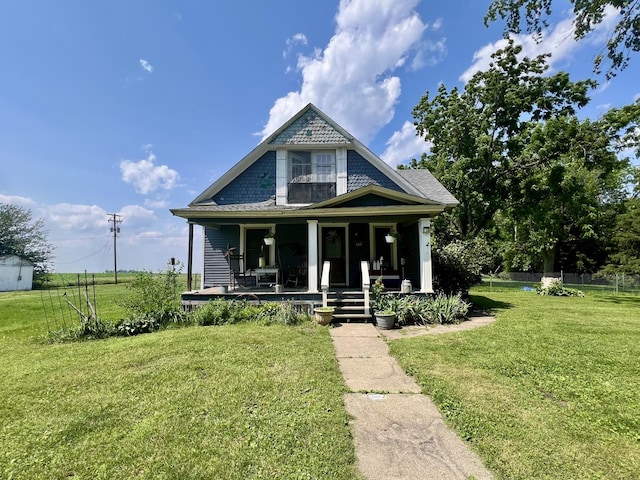 207 W 2nd St, Broadlands, IL 61816 - view of front of home featuring covered porch