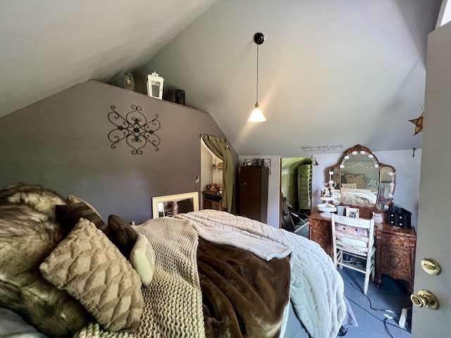 207 W 2nd St, Broadlands, IL 61816 - bedroom with vaulted ceiling