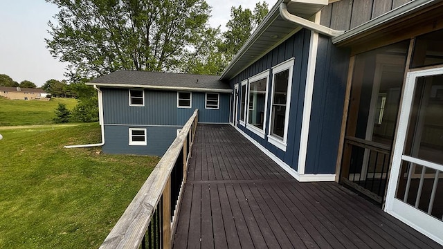 15501 Bishop Rd, Morrison, IL 61270 - deck with a lawn