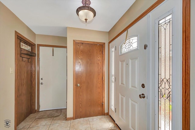 8702 Bally Castle Ln, Tinley Park, IL 60487 - foyer entrance with light tile patterned floors
