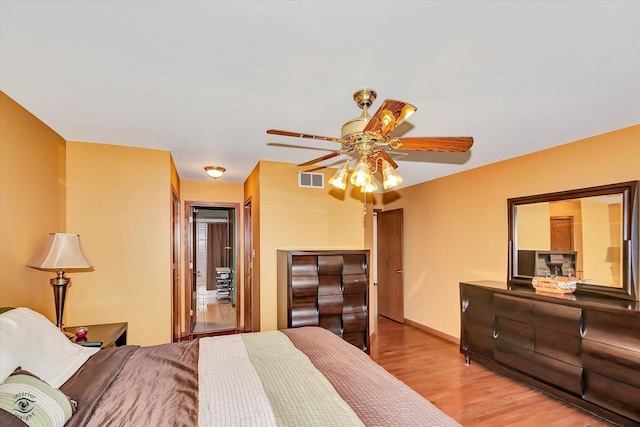 8702 Bally Castle Ln, Tinley Park, IL 60487 - bedroom with light wood finished floors