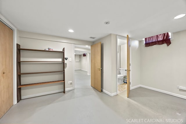 275 E Division St, Villa Park, IL 60181 - finished below grade area with recessed lighting and baseboards