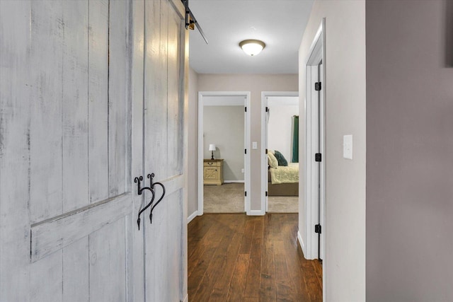 2225 County Road 1700 N, Saint Joseph, IL 61873 - hall with dark wood-type flooring and baseboards