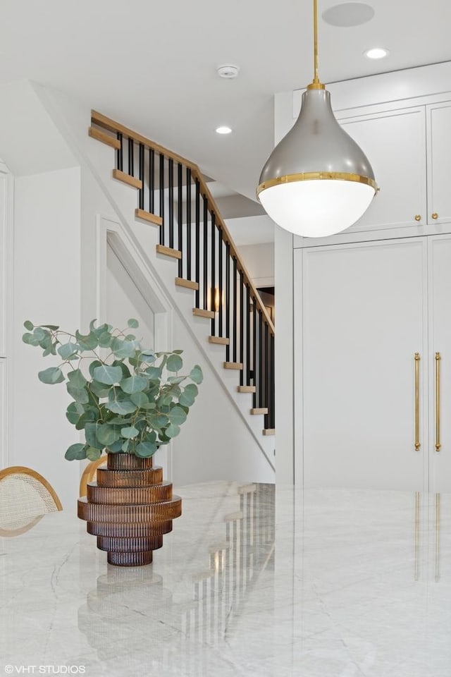 2014 N Winchester Ave, Chicago, IL 60614 - stairway featuring recessed lighting