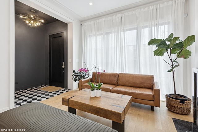 2014 N Winchester Ave, Chicago, IL 60614 - living room with wood finished floors