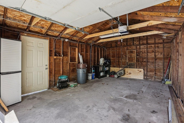 1201 Franklin Ave, Winthrop Harbor, IL 60096 - garage with a garage door opener