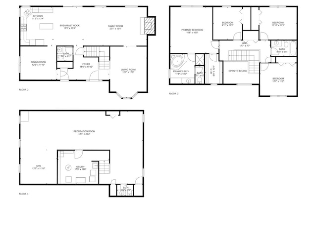 2048 Westbury Dr, Woodridge, IL 60517 - view of home floor plan