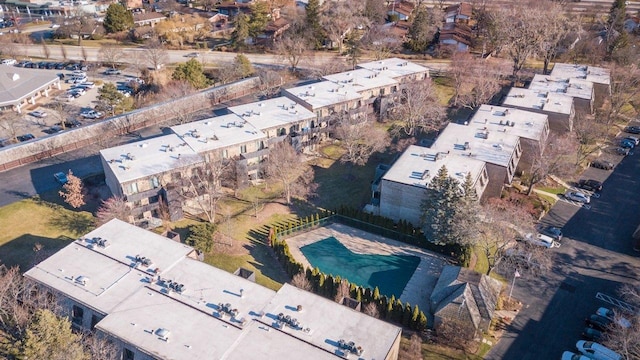 1700 Northfield Sq Unit C, Northfield, IL 60093 - aerial view of property and surrounding area