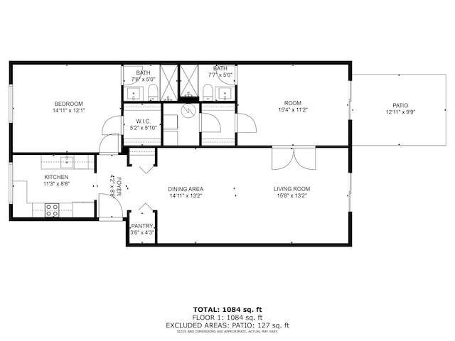 1700 Northfield Sq Unit C, Northfield, IL 60093 - floor plan / room layout