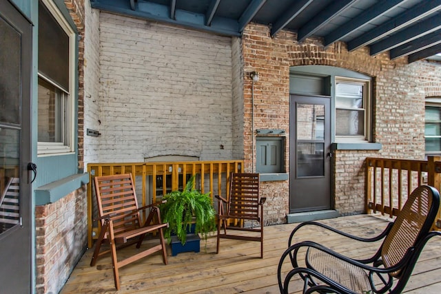 7444 Adams St Unit 3E, Forest Park, IL 60130 - view of wooden terrace