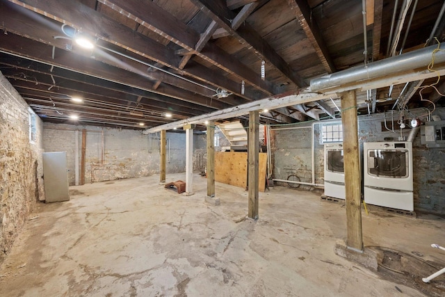 7809 S Peoria, Chicago, IL 60620 - basement with separate washer and dryer and electric panel