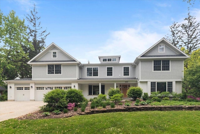 1410 Wincanton Dr, Deerfield, IL 60015 - view of front of house with driveway, a front yard, and an attached garage