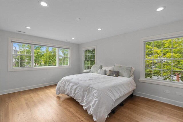 1410 Wincanton Dr, Deerfield, IL 60015 - bedroom with baseboards, recessed lighting, and wood finished floors