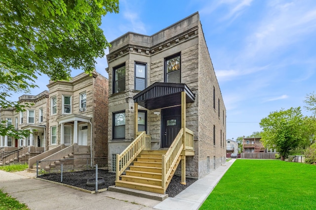 5622 S Laflin St, Chicago, IL 60636 - multi unit property featuring stone siding