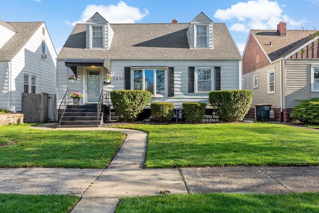 3634 177th St, Lansing, IL 60438 - new england style home with roof with shingles