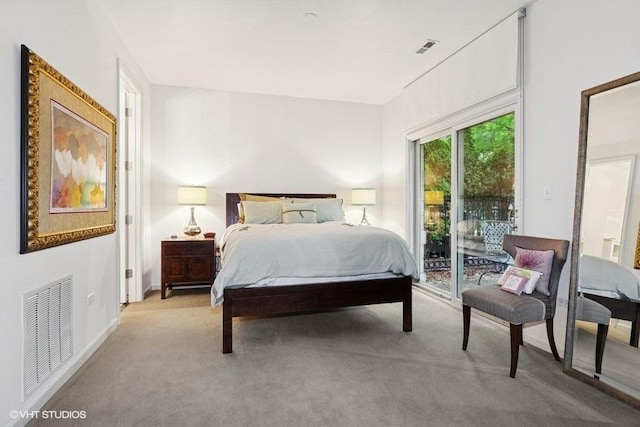 1733 S Prairie Ave, Chicago, IL 60616 - bedroom with access to exterior and light carpet