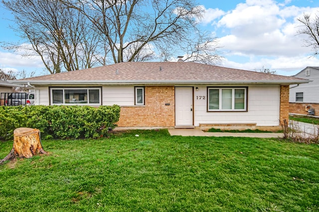 172 Nanti St, Park Forest, IL 60466 - back of house featuring brick siding and a shingled roof