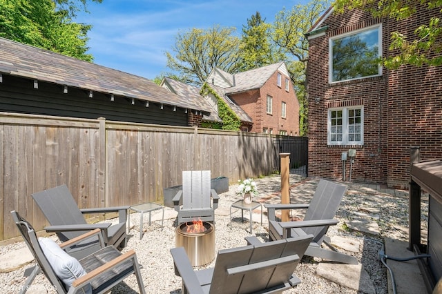 350 Elder Ln, Winnetka, IL 60093 - view of patio / terrace with an outdoor fire pit