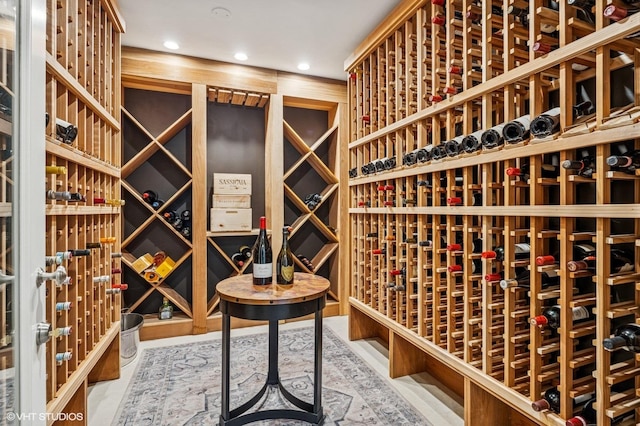 542 W Dickens St, Chicago, IL 60614 - wine area featuring recessed lighting